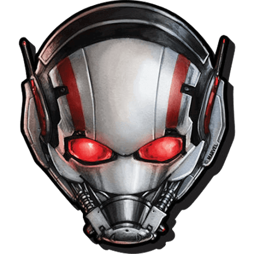 Ant Man Mask Png Background Image (lavender, black, gray)