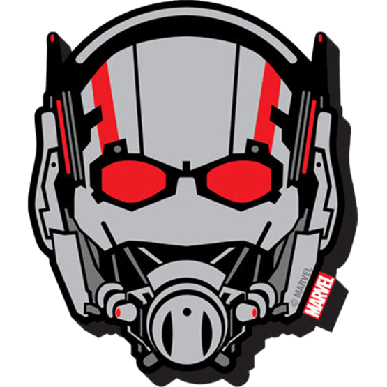 Ant Man Mask Png Transparent (black, red, silver)