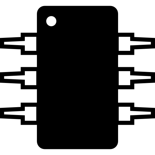 Integrated Circuits Png Image (white, gray, indigo, black, silver)