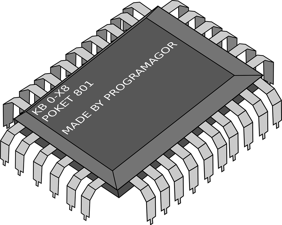 Integrated Circuits Png Photo (black, silver, gray)