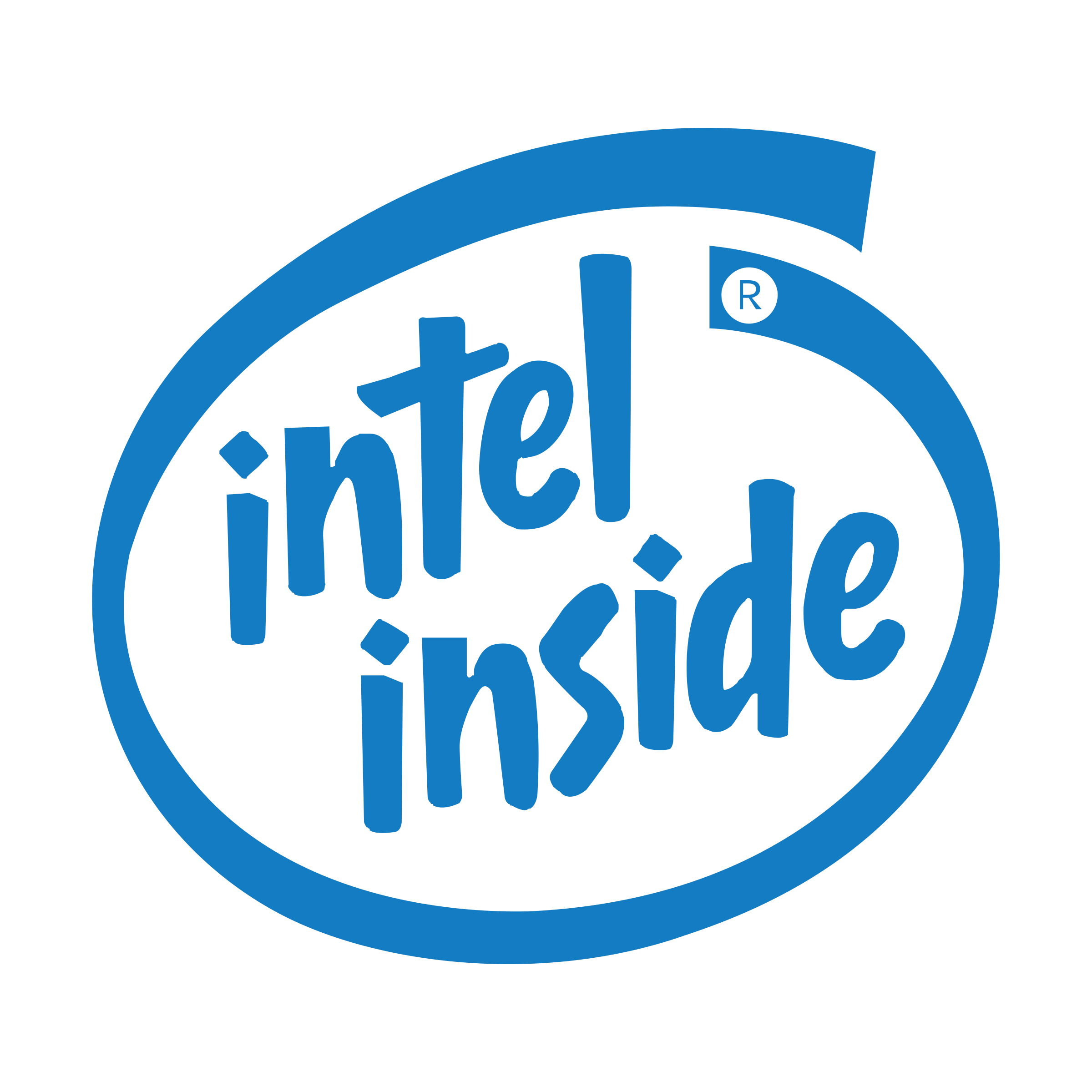 Intel Logo Png Transparent Image (teal, black)