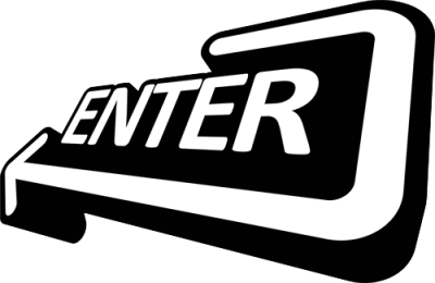 Enter Png Images (black, white, silver)