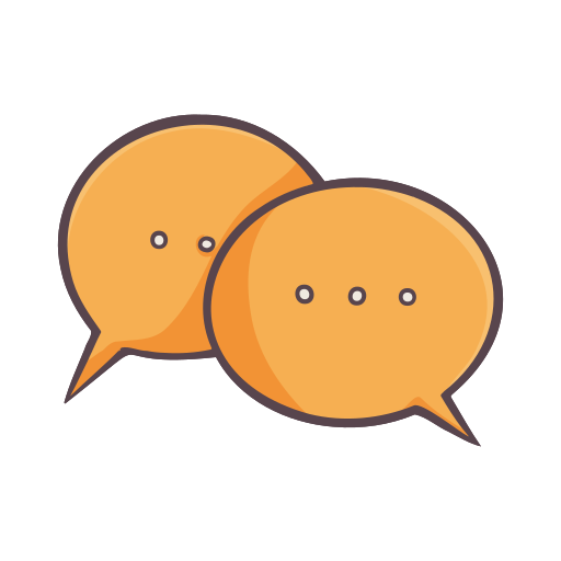 Interaction Communication Message Chat Conversation Talk Icon Free Transparent Png Icon Download (chocolate, orange, salmon, black)