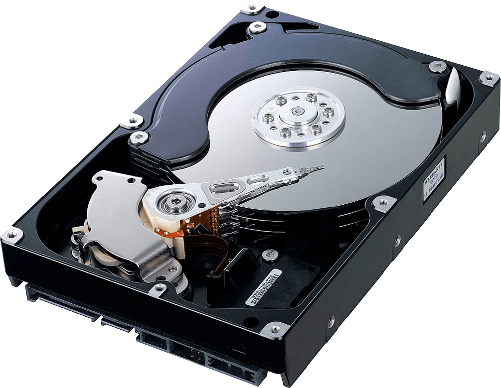 Internal Hard Disc Png Clipart (black)