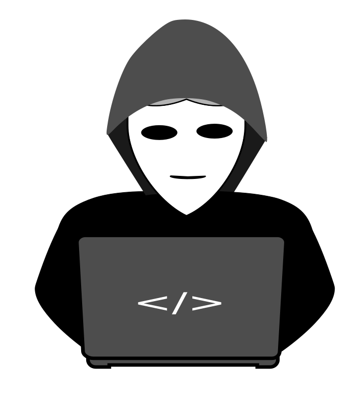 Internet Hacker Png File (indigo, black, gray, white)