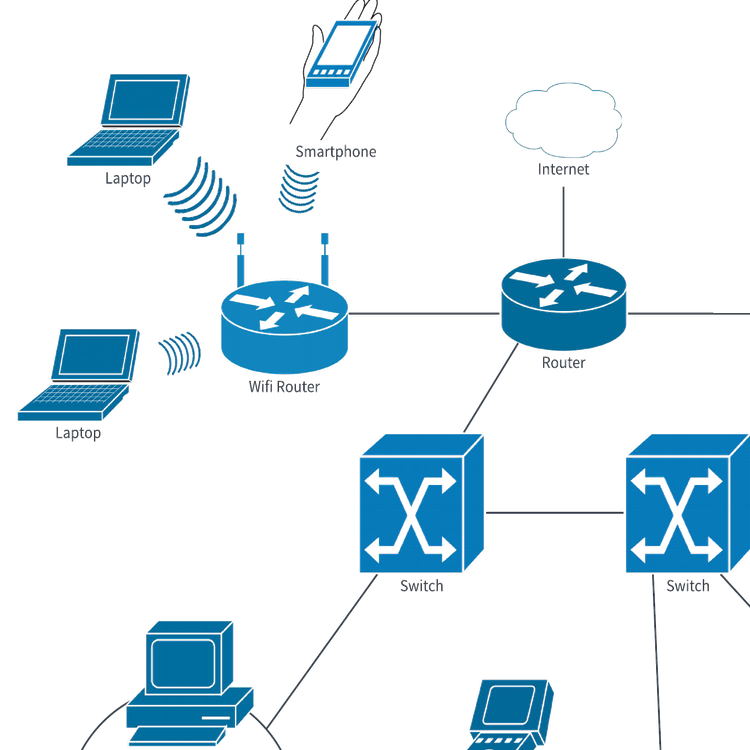 Internet Network Png Transparent (teal, black)