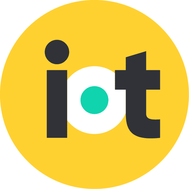 Internet Of Things Logo Png File (gray, greenish blue, black, white, gold)