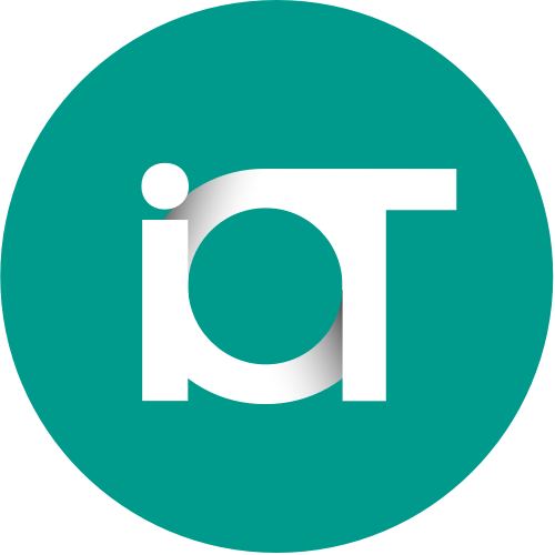 Internet Of Things Logo Png Image (white, black, teal)