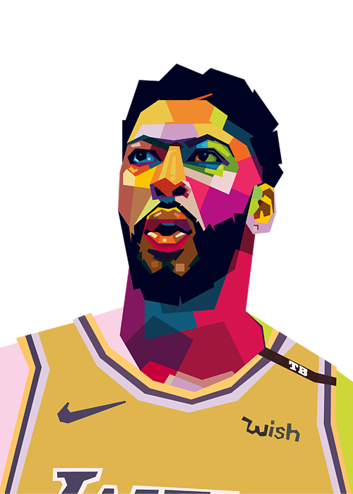 Anthony Davis Png Photo (black, pink, maroon, red, salmon)