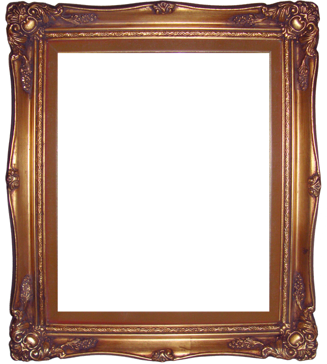 Antique Border Transparent Images Png (black)