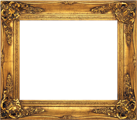 Antique Border Transparent Png (black)