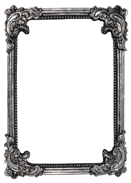 Antique Frame Png File (black)