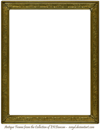 Antique Frame Png Transparent Hd Photo (black)