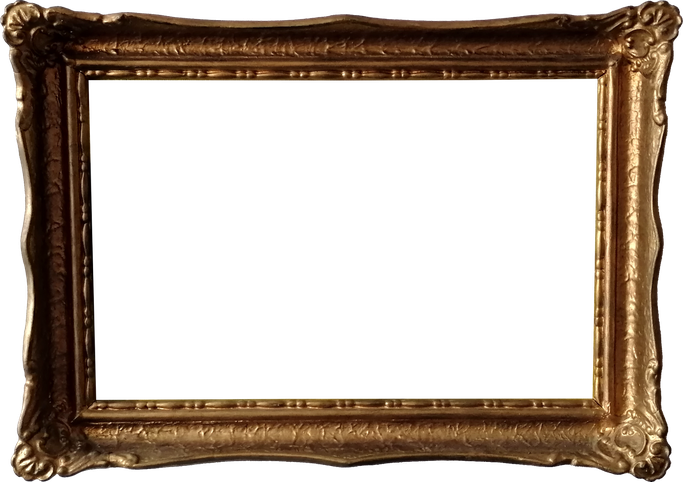 Antique Frame Png Transparent Picture (black)