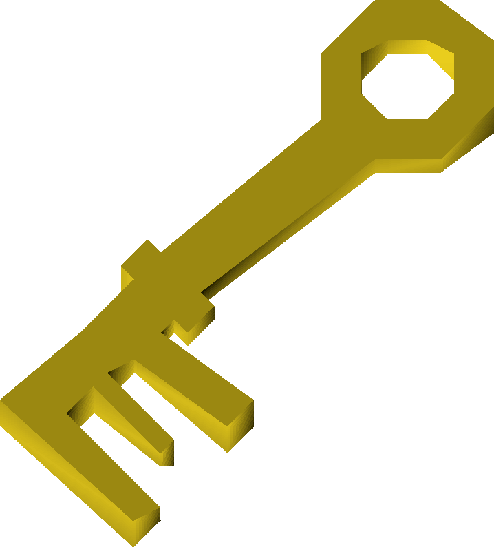 Antique Gold Key Png Transparent Image (olive, black)