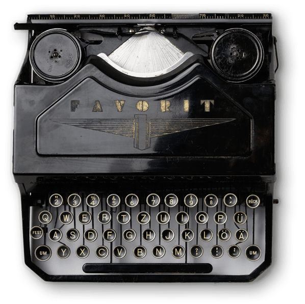 Antique Typewriter Png Photos (black)