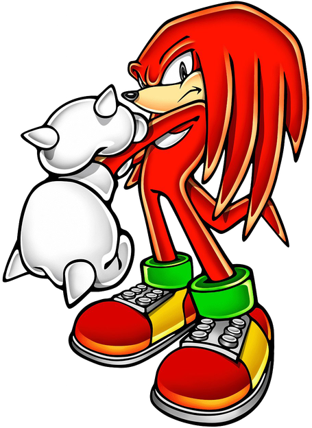 Knuckles The Echidna Png Transparent Hd Photo (white, red, black)