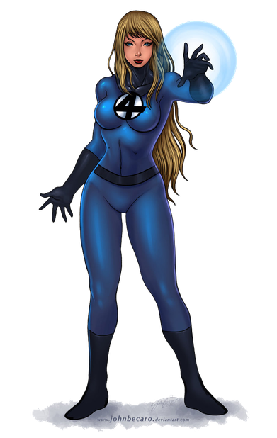 Invisible Woman Png File (black)