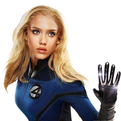 Invisible Woman Png Image Free Download (black)