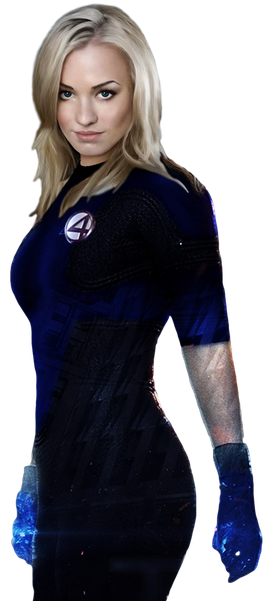 Invisible Woman Png Transparent Photo (black)