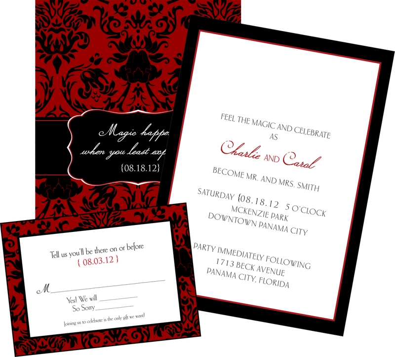 Invitation Png Background Image (white, black)