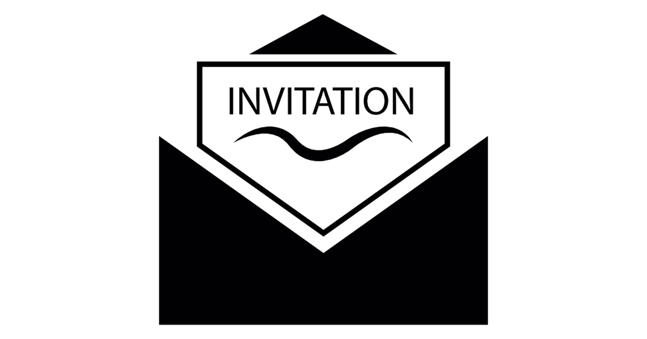 Invitation Png Image (white, gray, black, silver)