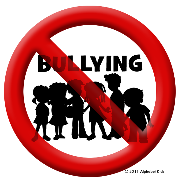 No Bully Png File (black, white, red)