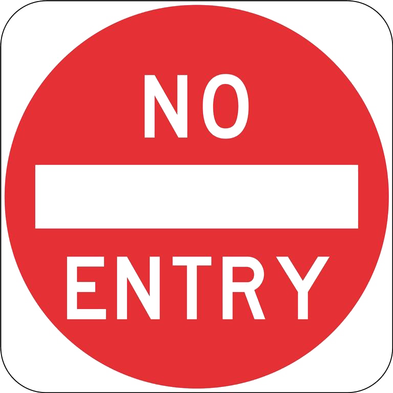 No Entry Symbol Png Free Download (chocolate, beige, salmon, white)