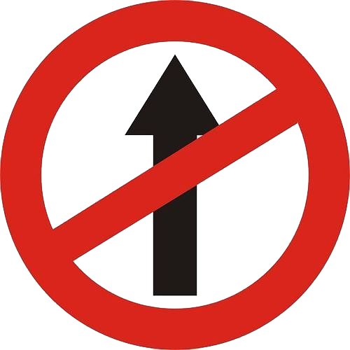 Do Not Enter (black, red, white, silver)