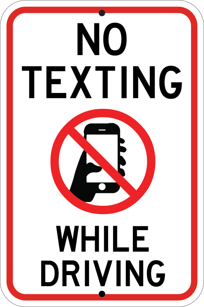 No Texting Png Photo (red, pink, lavender, black, white)