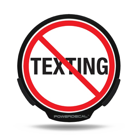 No Texting Png Transparent (white)