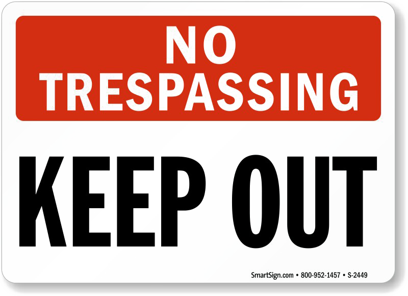 No Trespassing Sign Png Hd (chocolate, silver, lavender, black, white)