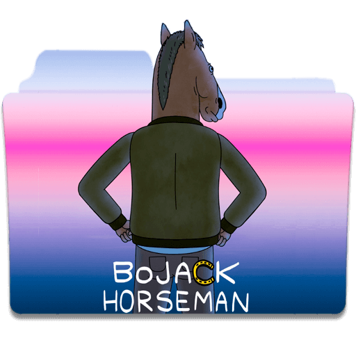 Bojack Horseman Png Isolated Hd (pink, lavender, violet, black)