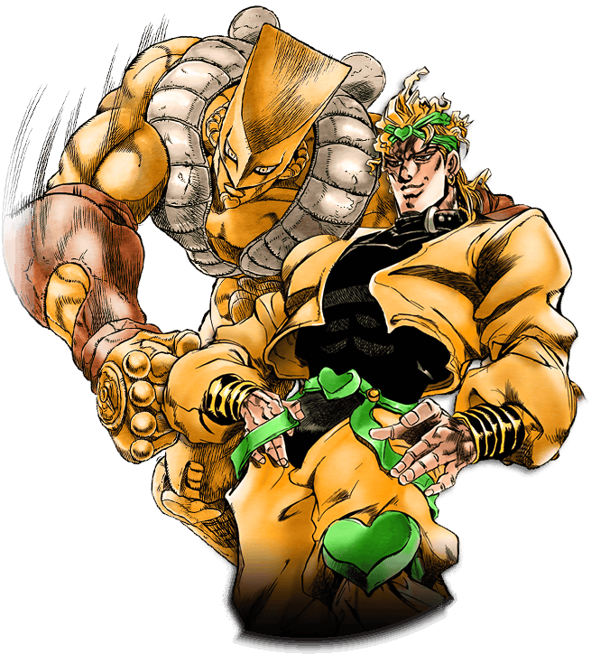 Jojos Bizarre Adventure Dio Brando Png Image (black)