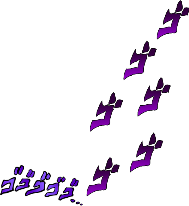 Jojos Bizarre Adventure Jojo Png File (indigo, black)