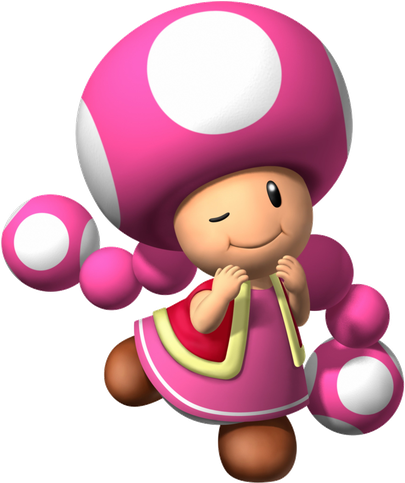 Toadette Background Png (lavender, black, violet, salmon, white)