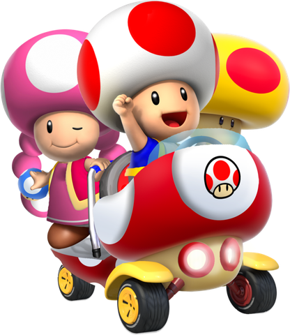 Toadette Png Free Download (black, red, white)