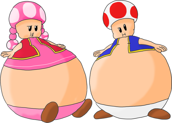 Toadette Png Transparent Picture (lavender, red, black, pink, salmon)