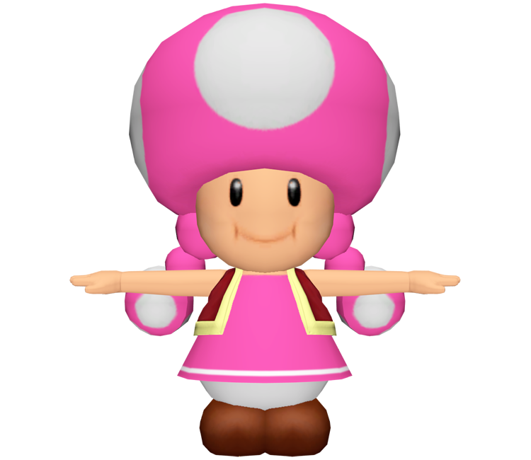 Toadette Transparent Png (violet, gray, salmon, white)