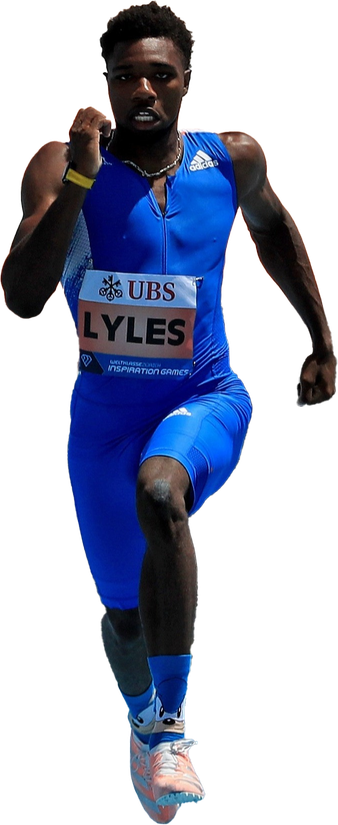 Noah Lyles Olympic Player Png Clipart (navy, black)