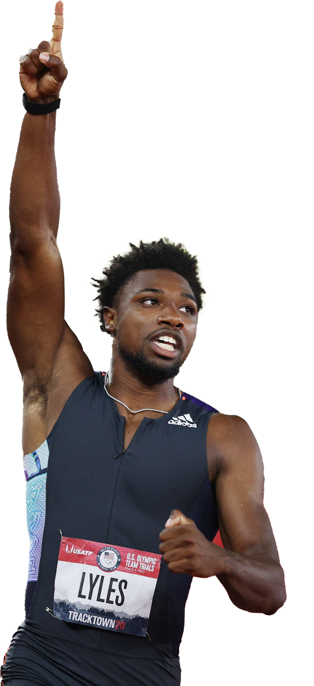 Noah Lyles Png Photos (indigo, black)