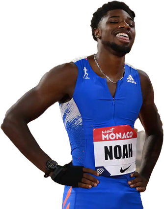 Noah Lyles Png Transparent Picture (navy, black, teal)