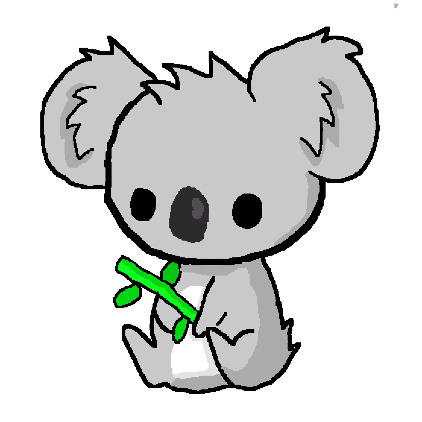 Koala Hd Png Hd (white, silver, black)