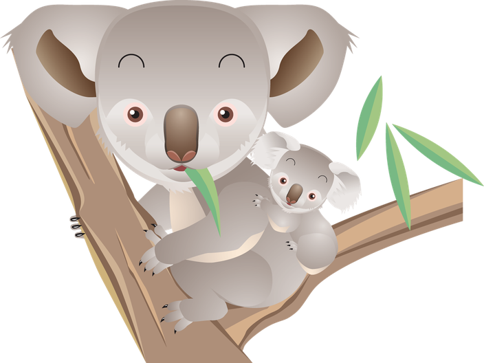 Koala Hd Png Isolated Hd (gray, silver, black)