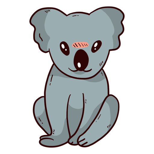 Koala Hd Png Isolated Photo (gray, silver, black)