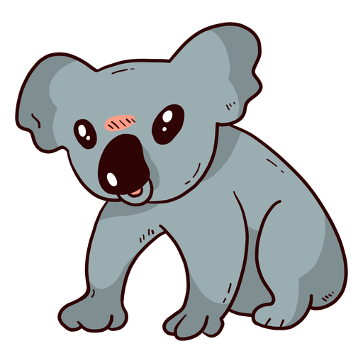 Koala Hd Png Picture (gray, silver, black)