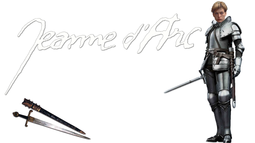 Joan Of Arc Png File (white, black)