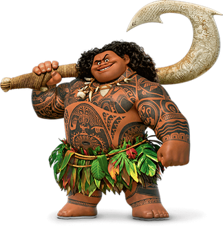 Moana Disney Png Free Download (black)