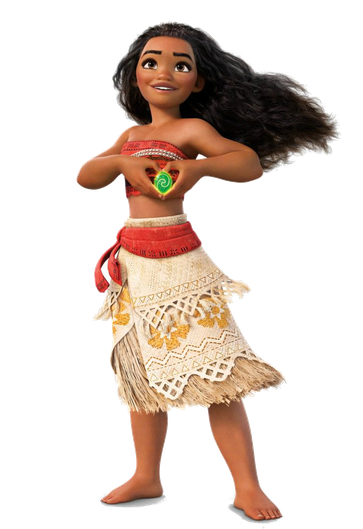 Moana Disney Png Image (black)