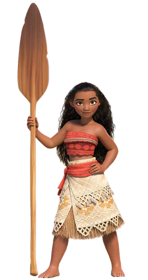 Moana Disney Transparent Png (black)